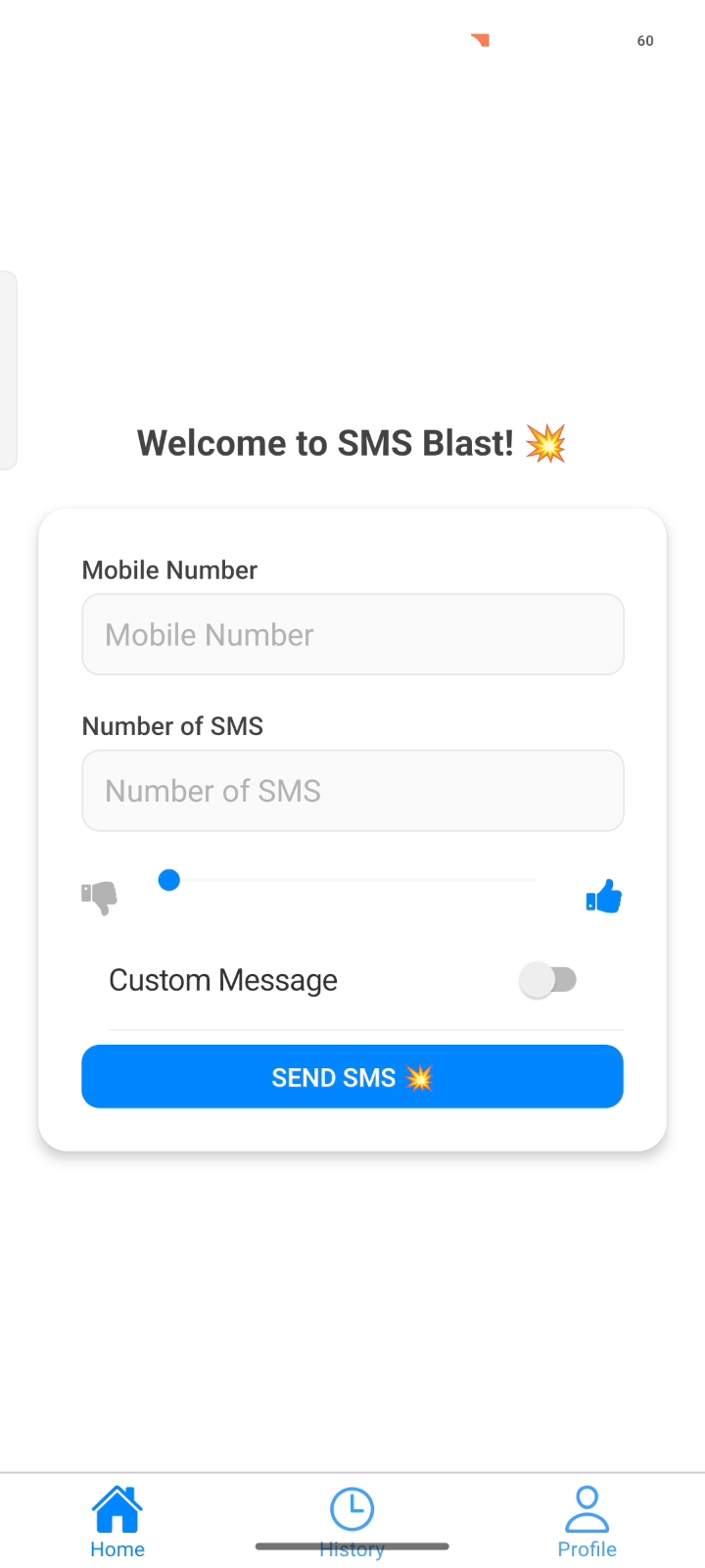 SMS Blast APP